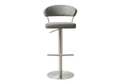 Strata Grey PU Stool - c/o